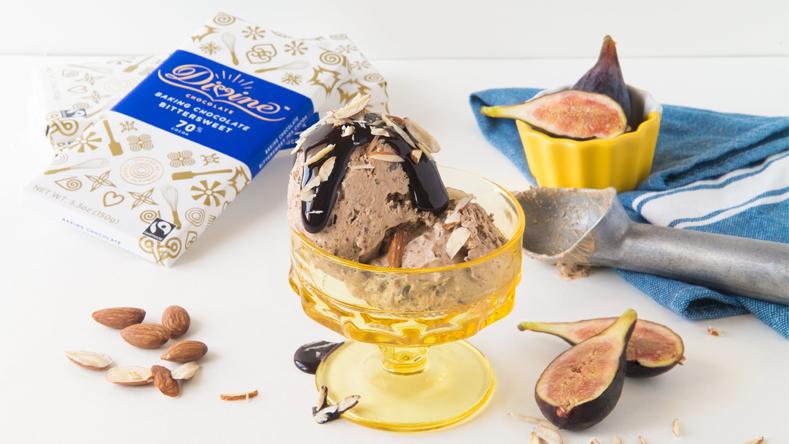 Italian Fig and Chocolate Ice Cream