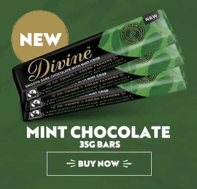 Divine Chocolate, Dark Chocolate Crispy Thins
